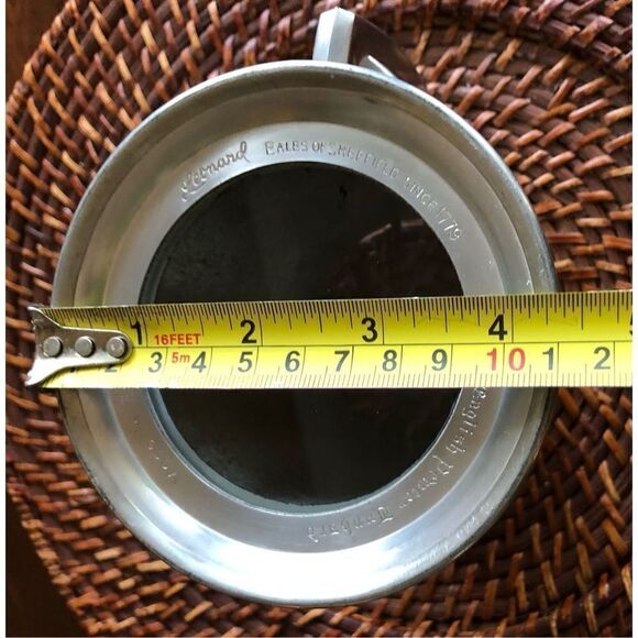 VINTAGE Leonard Eales of Sheffield English Pewter Beer Tankard. Not Monogrammed - Picture 13 of 15